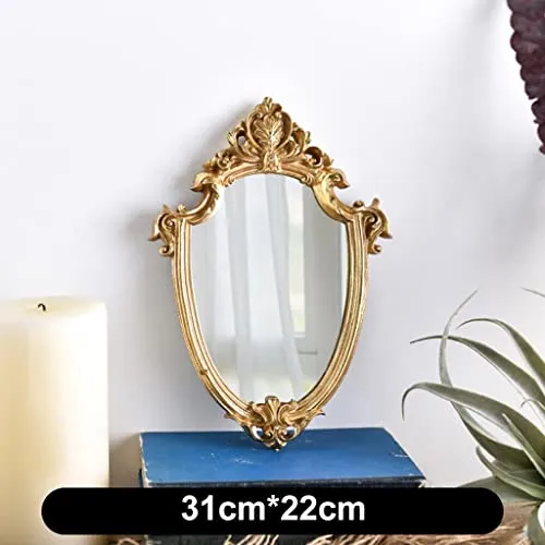 Pinakine® European Style Resin Hanging Wall Oval Mirror Home Nordic Decoration Mirror|Home & Garden| Home D?©cor| Mirrors|70027161PNKL