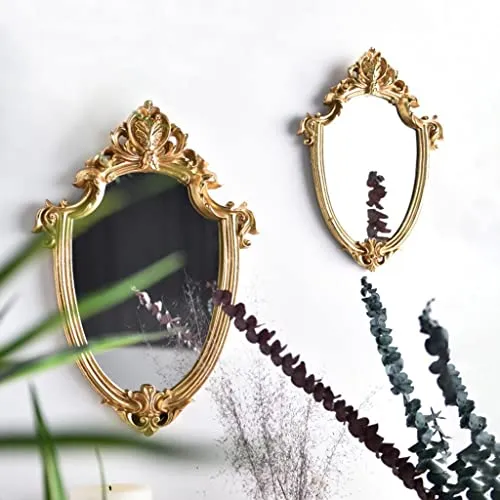 Pinakine® European Style Resin Hanging Wall Oval Mirror Home Nordic Decoration Mirror|Home & Garden| Home D?©cor| Mirrors|70027161PNKL