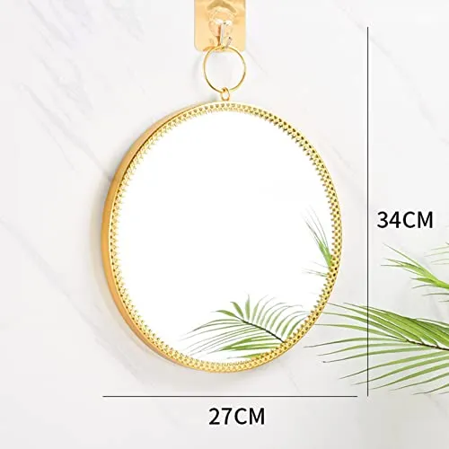 Pinakine® Round Mirror Makeup Vanity Dressing Mirror Bathroom Mirrors M|Home & Garden| Home D?©cor| Mirrors|53056289PNKL