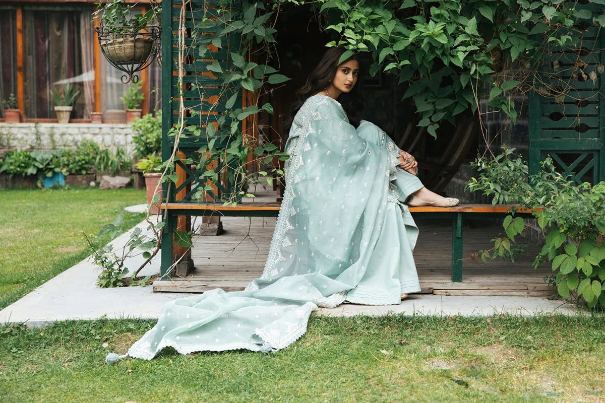 Qalamkar Luxury Festive Lawn Collection 2022 – EB-03  MIA