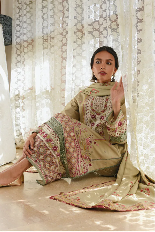 Qalamkar Qline Linen Collection – VL-09 MAHRUKH