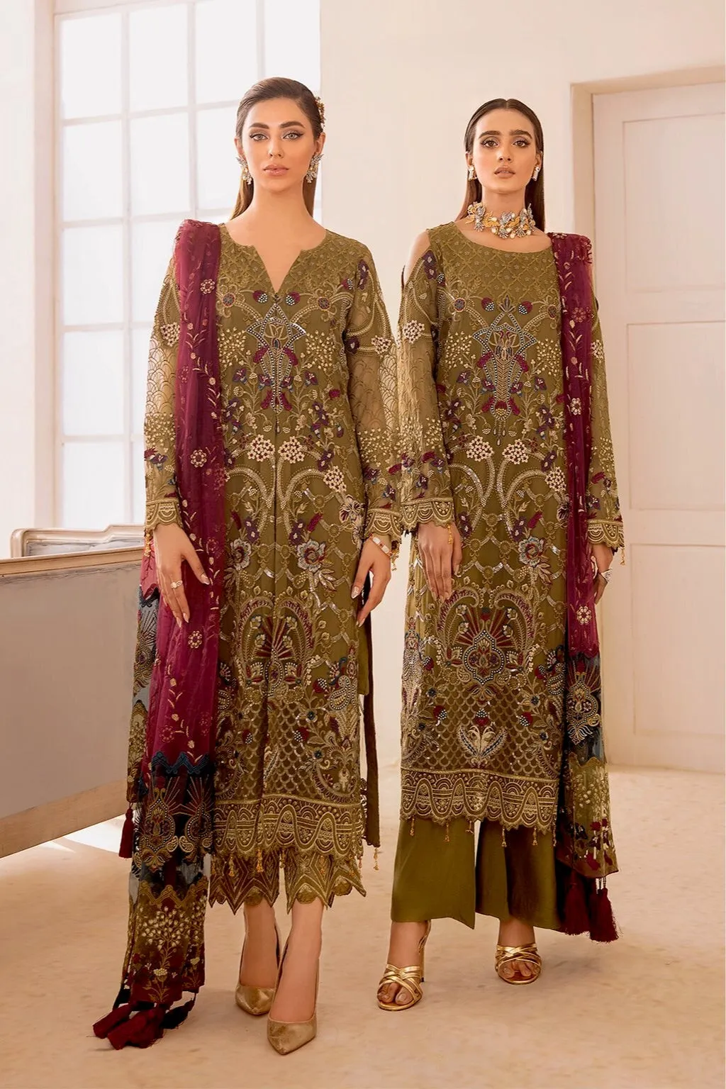 Ramsha Chevron Chiffon Collection Vol-4 – A-406