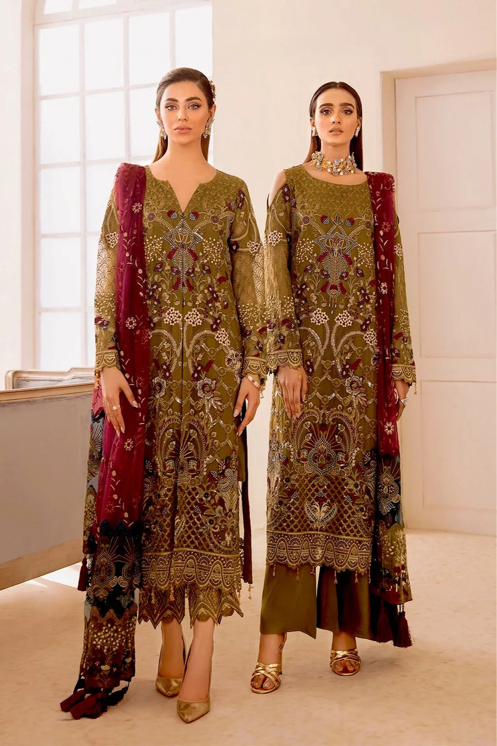 Ramsha Chevron Chiffon Collection Vol-4 – A-406