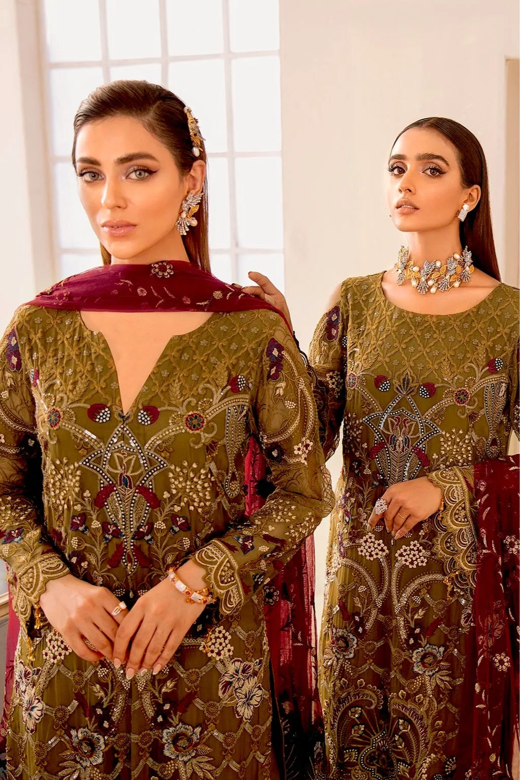 Ramsha Chevron Chiffon Collection Vol-4 – A-406