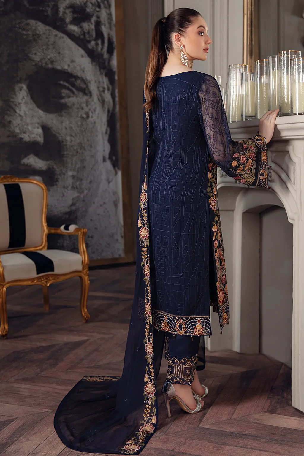 Ramsha Chevron Chiffon Collection Vol-5 – A-506
