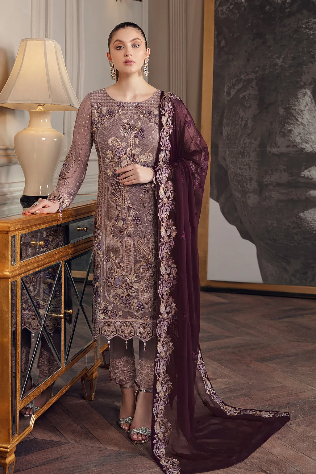 Ramsha Chevron Chiffon Collection Vol-5 – A-510
