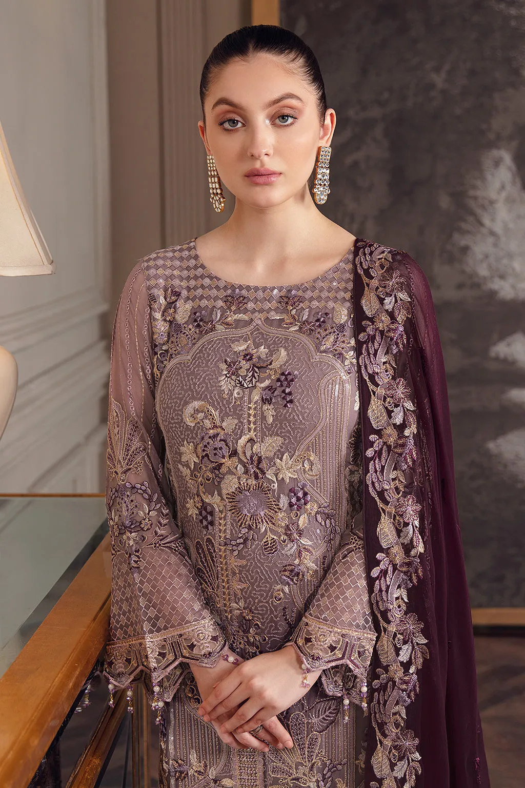 Ramsha Chevron Chiffon Collection Vol-5 – A-510