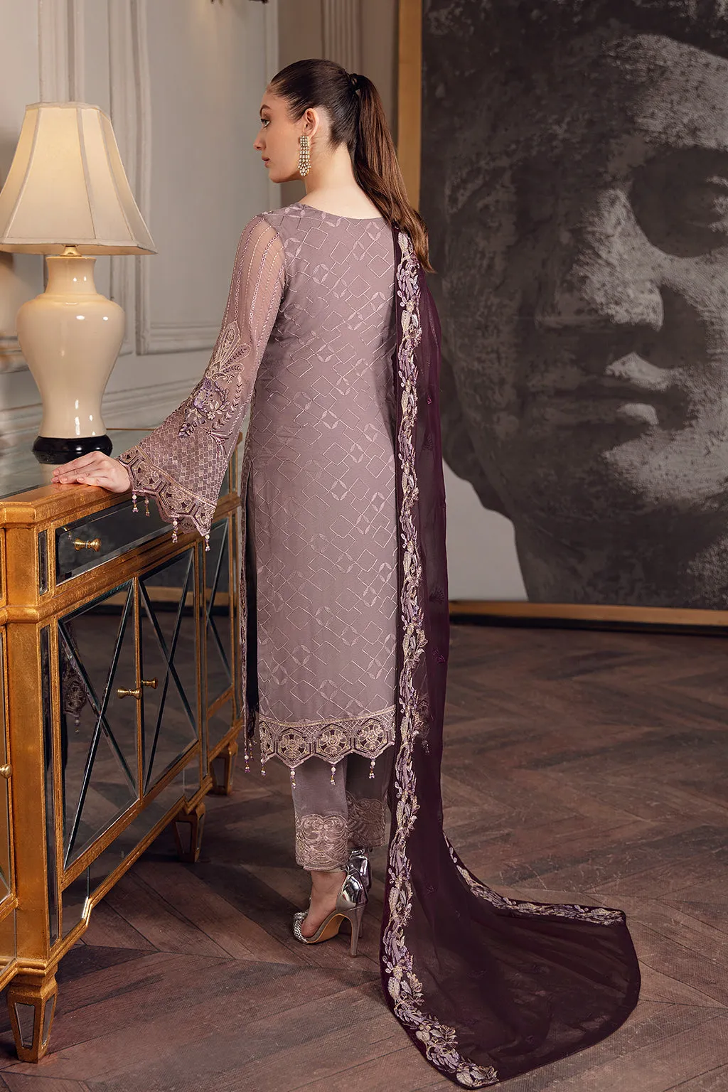 Ramsha Chevron Chiffon Collection Vol-5 – A-510