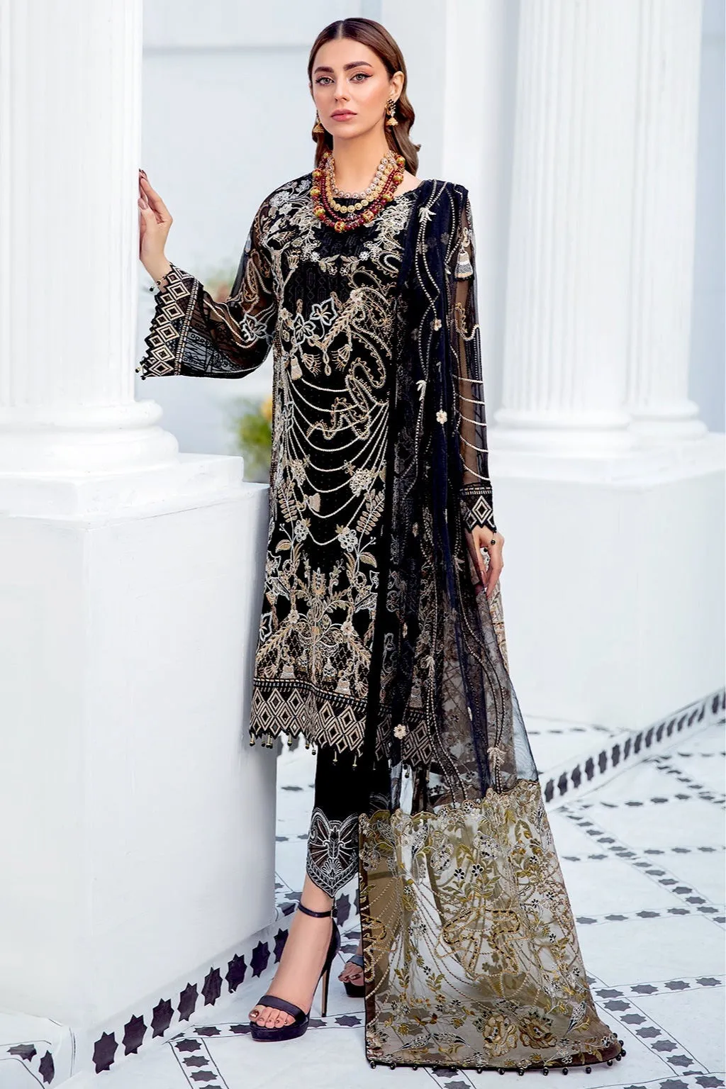 Ramsha Luxury Chiffon Collection Vol-21 – F-2108