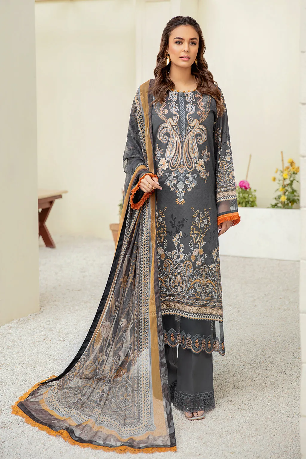 Ramsha Mashaal Lawn Collection 2022 – L-308
