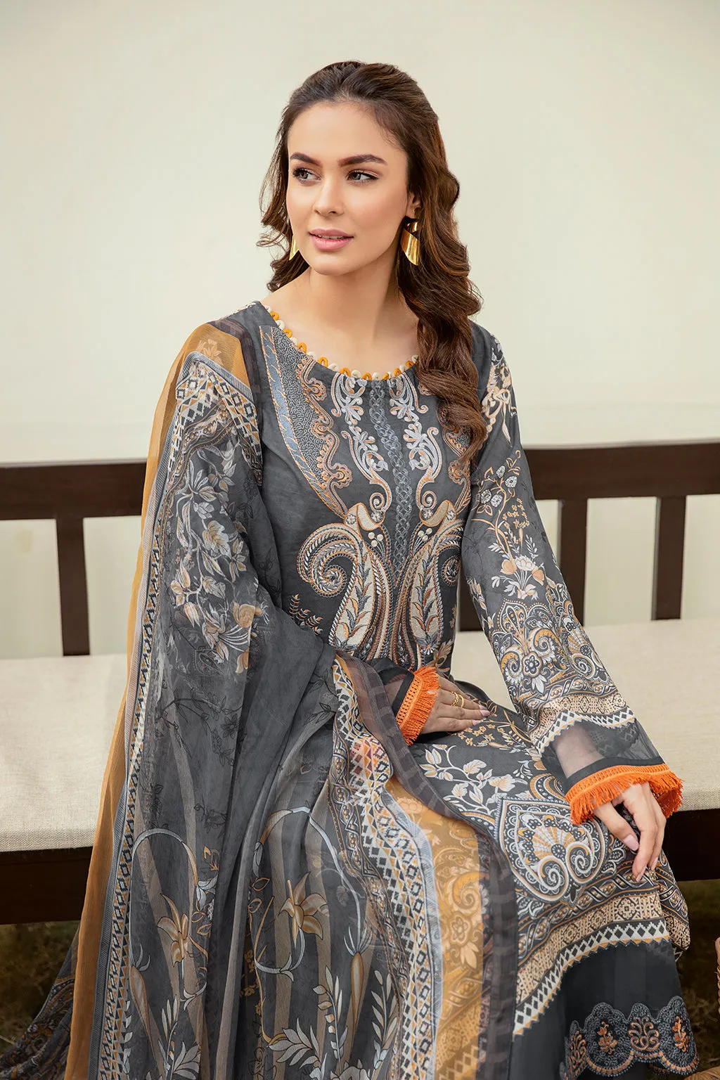 Ramsha Mashaal Lawn Collection 2022 – L-308