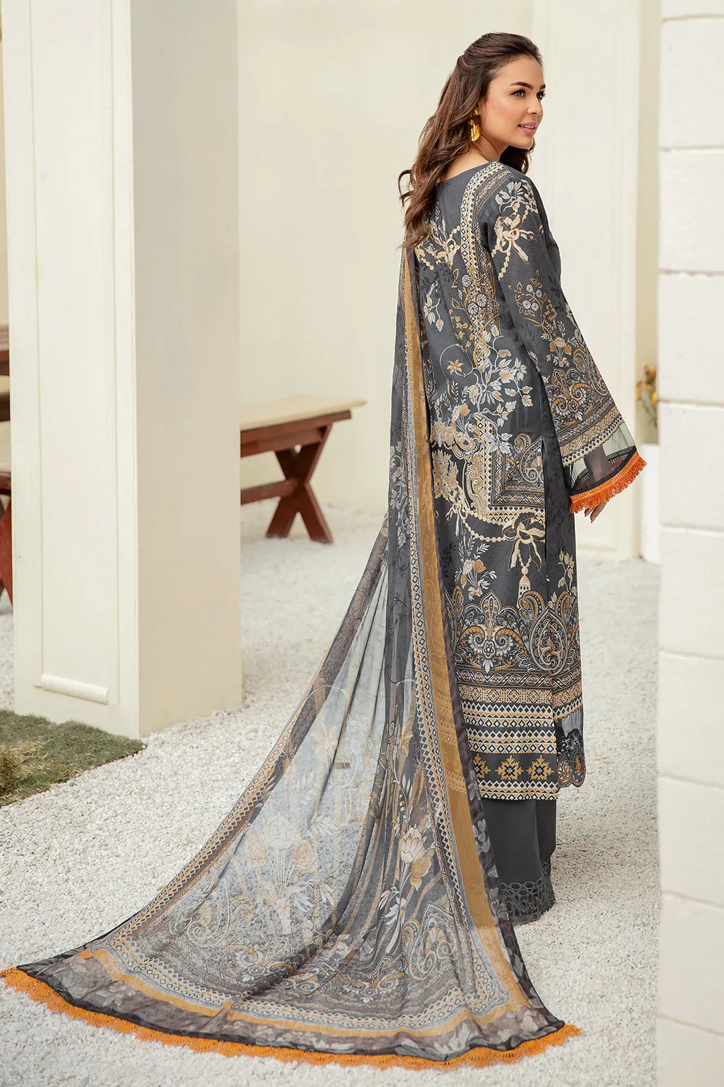 Ramsha Mashaal Lawn Collection 2022 – L-308