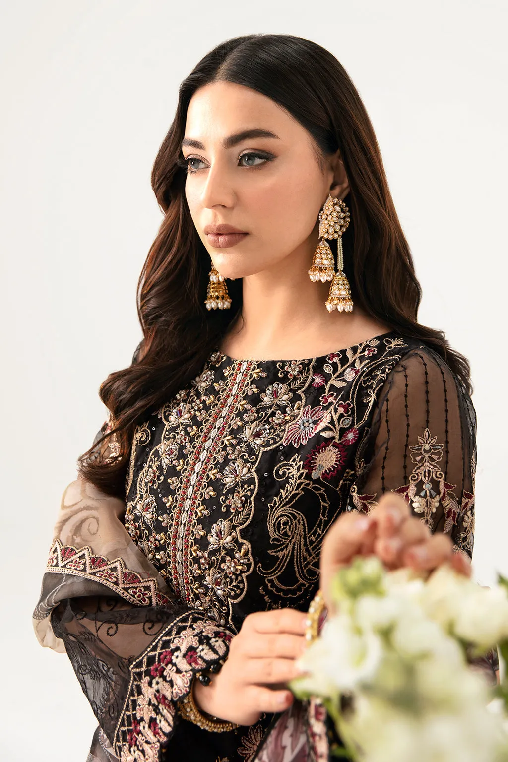 Ramsha Minhal Organza Formals – M-1105