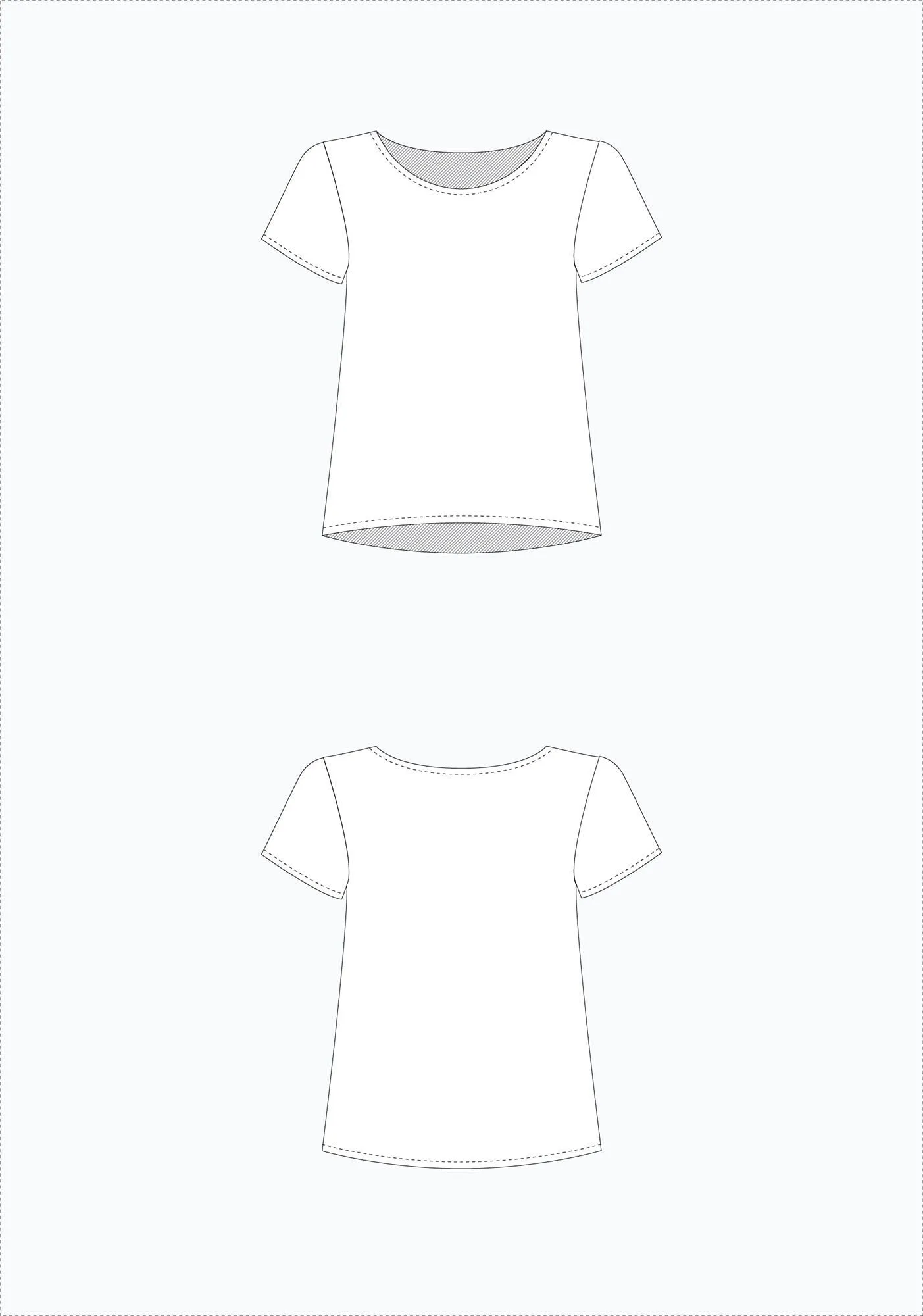 Scout Tee Sizes 14-30 - Grainline Studio