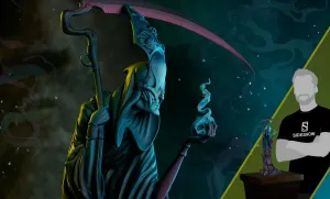 Sideshow Collectibles Death: The Curious Shepherd Statue