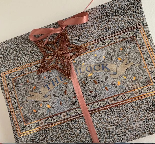 The Gumnut Blossom 100% silk tie
