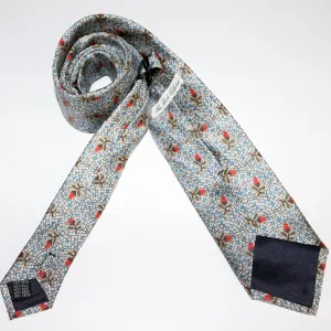 The Gumnut Blossom 100% silk tie