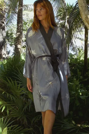 The Royal Robe in Sky View Blue Sustainable Fashion Dresses
