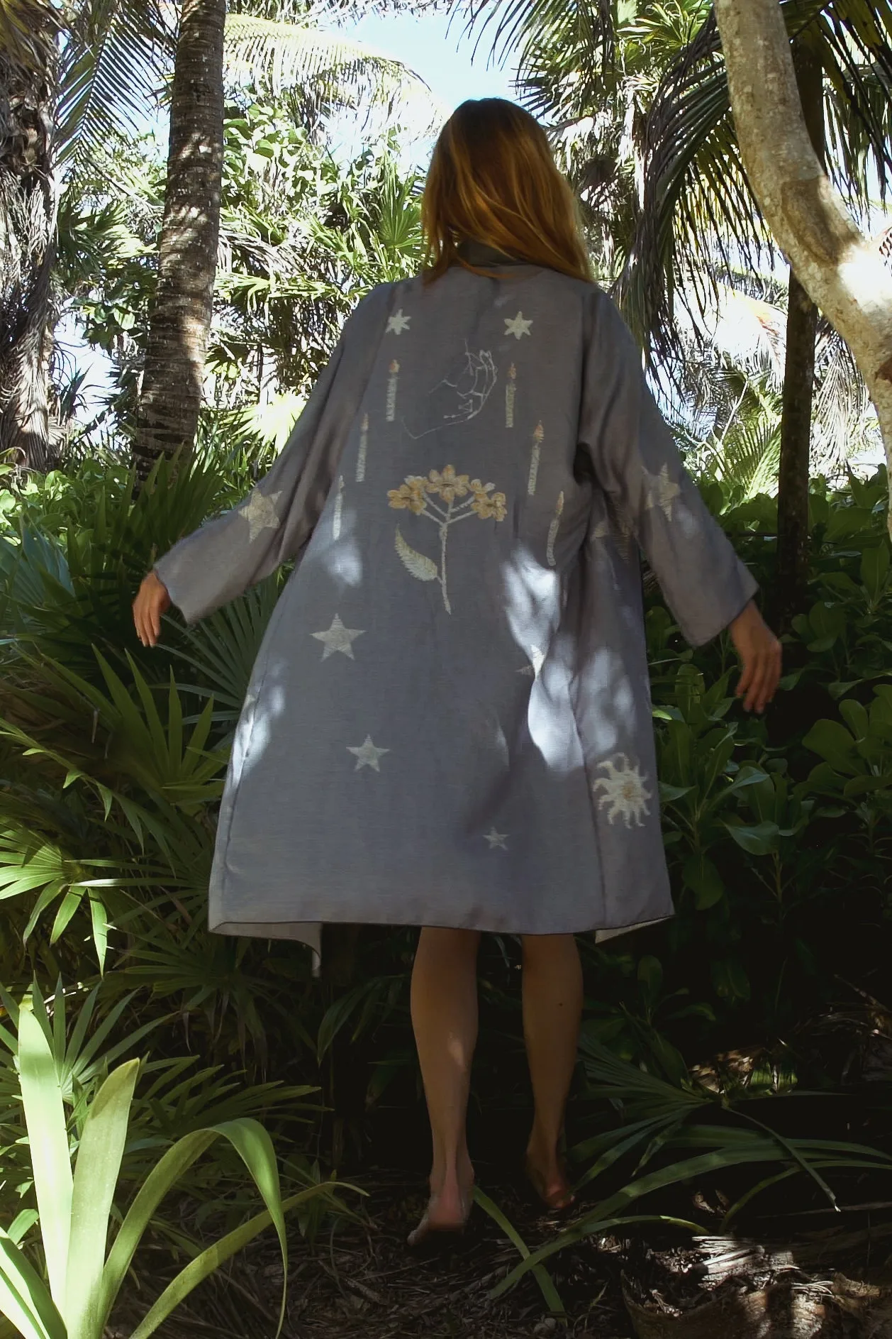 The Royal Robe in Sky View Blue Sustainable Fashion Dresses