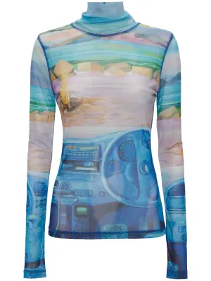 Turtleneck Underpinning Top
