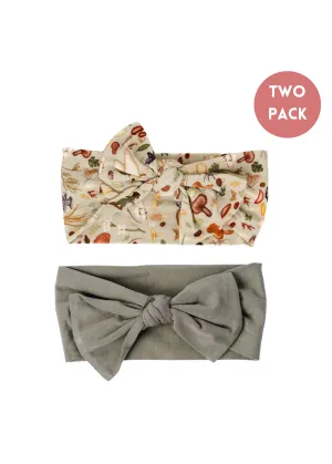 Two Pack Hair Bows (Fairy Collection)