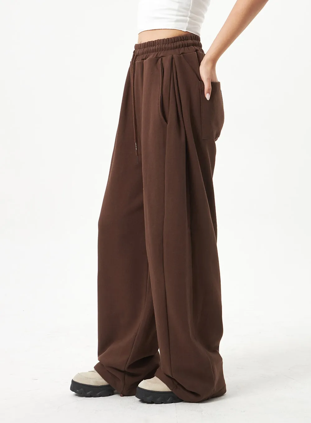 Wide Leg Track Pants CA318