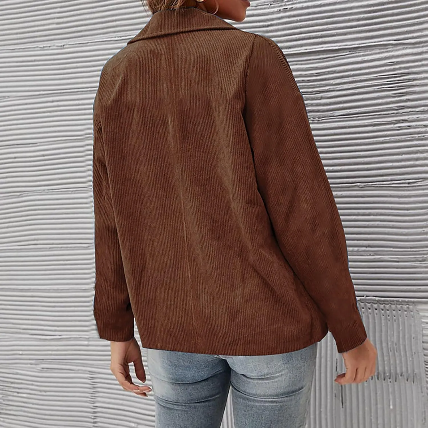 Women's Casual Blazer Fashion Long Sleeve Print Color Coat Open Front Suit Jacket Blazers for Work Casual
