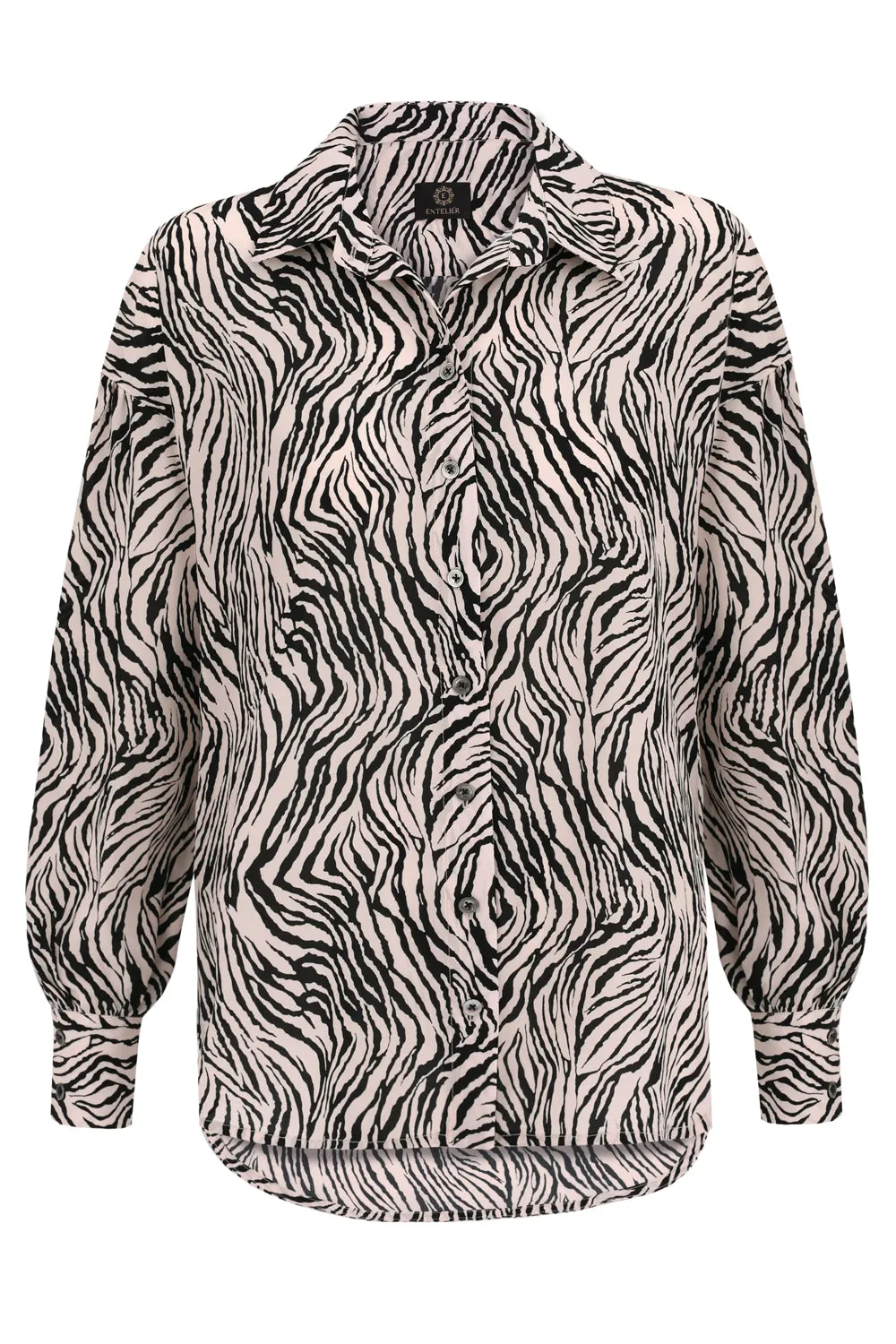 Zebra Silk Shirt